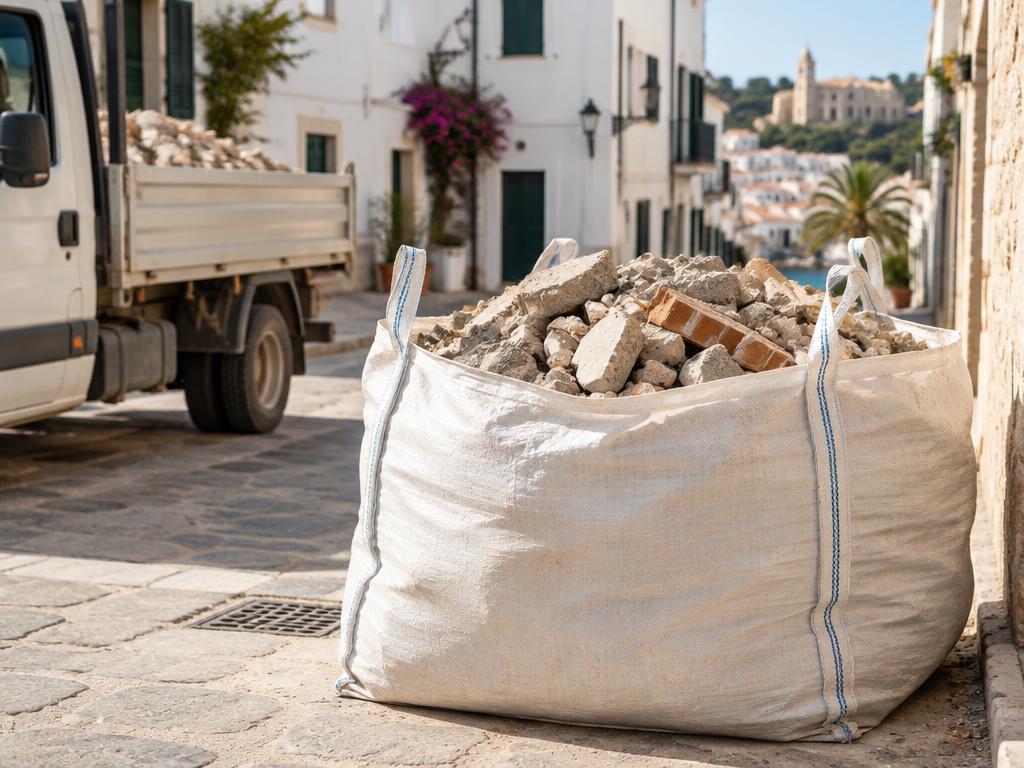 retirada de sacas de escombros mallorca